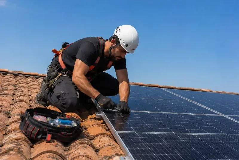 Maintenance et monitoring de panneaux solaires à Versonnex