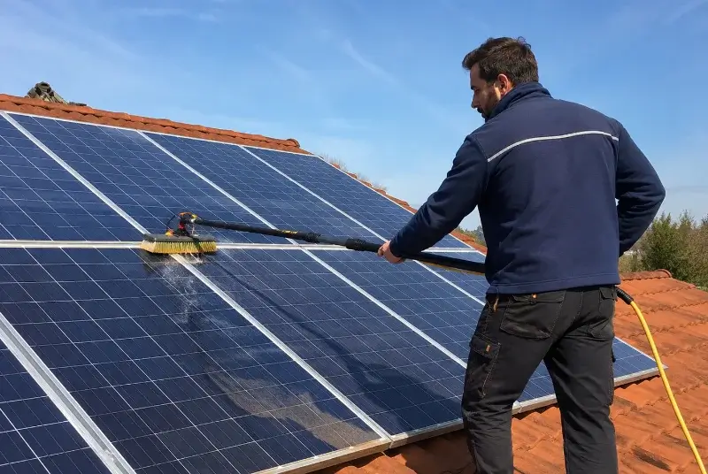 Nettoyage et entretien de panneaux solaires à Versonnex